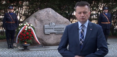 Błaszczak wspomina funkcjonariuszy zamordowanych w Katyniu