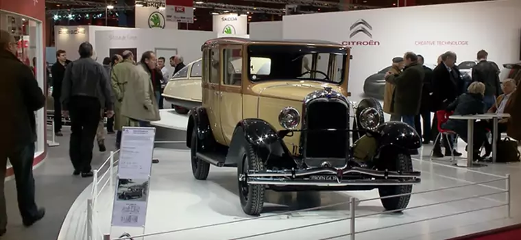 Citroen na paryskich targach pojazdów zabytkowych Retromobile 2014