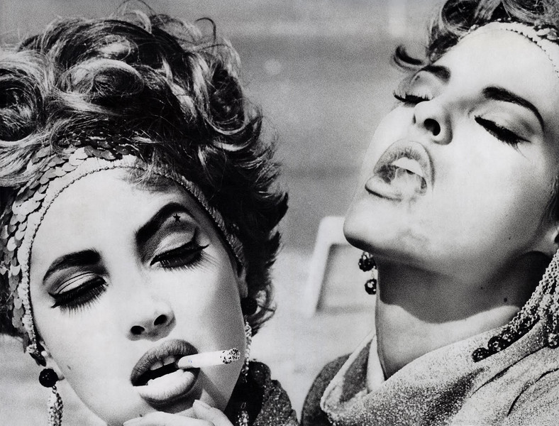 "The Sisters", Linda Evangelista i Christy Turlington, fot. Ellen von Uwerth