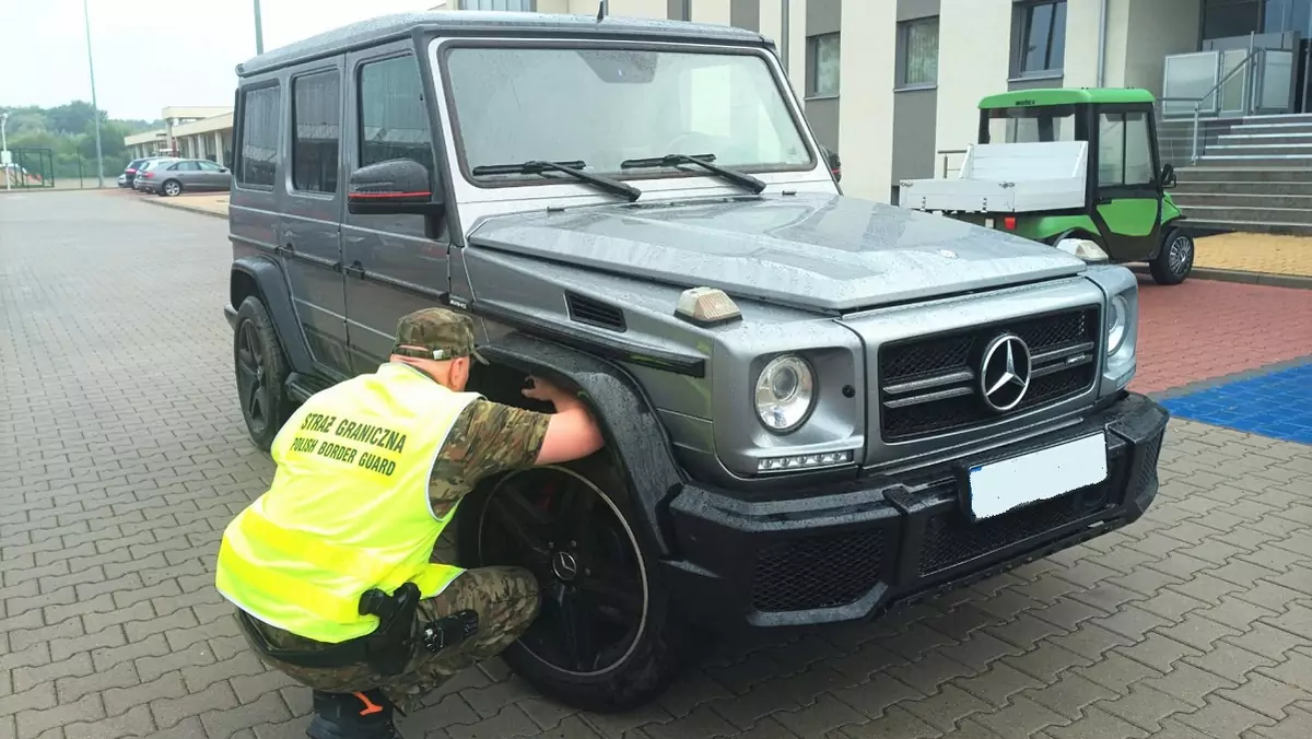 Mercedes o wartości 600 tys. zł odzyskany przez Straż Graniczną z Hrubieszowa