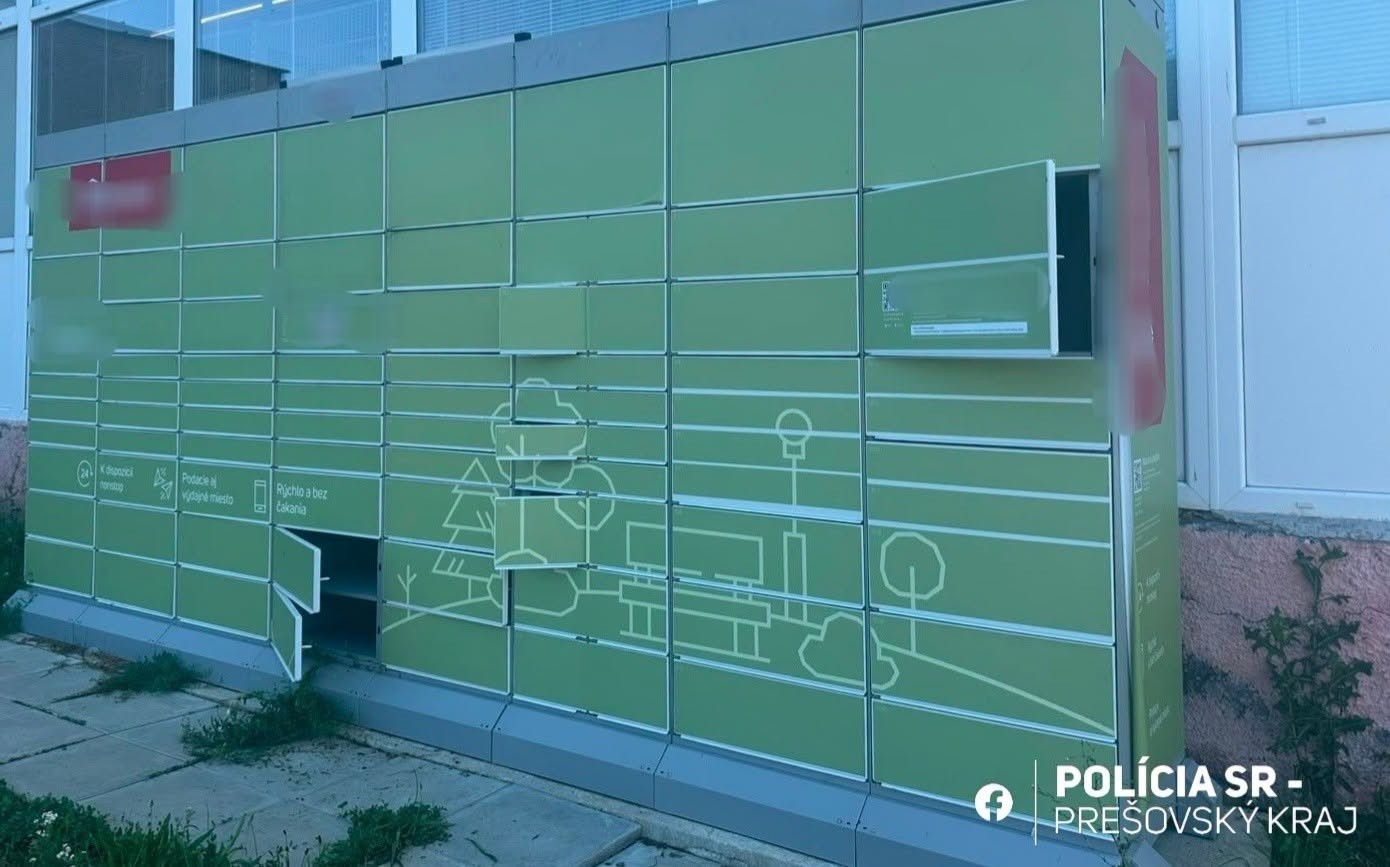 Vlámanie do balíkových boxov v Papíne odhalili aj pomocou termokamery.