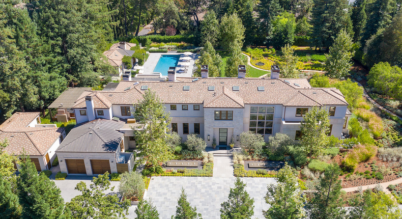 Microsoft cofounder Paul Allen's former Silicon Valley home has hit the market for $41.48 million.