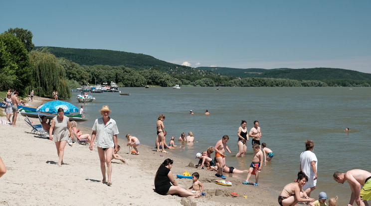 Nagymarosi strand / Fotó: MTVA Nagy Zoltán