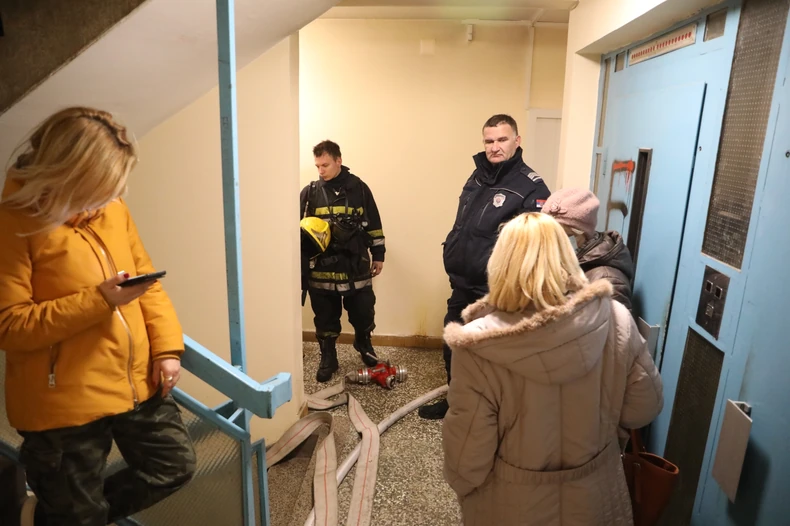 Požar na Novom Beogradu