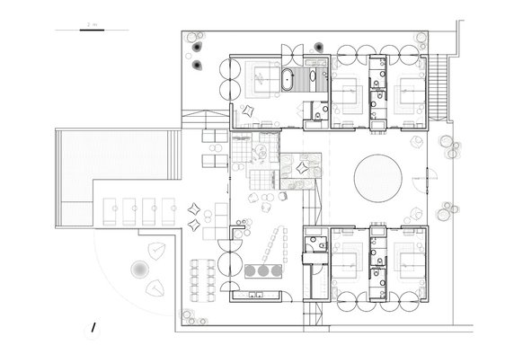 Luksusowa 'Art Villa' w surowym krajobrazie dzikiej dżungli