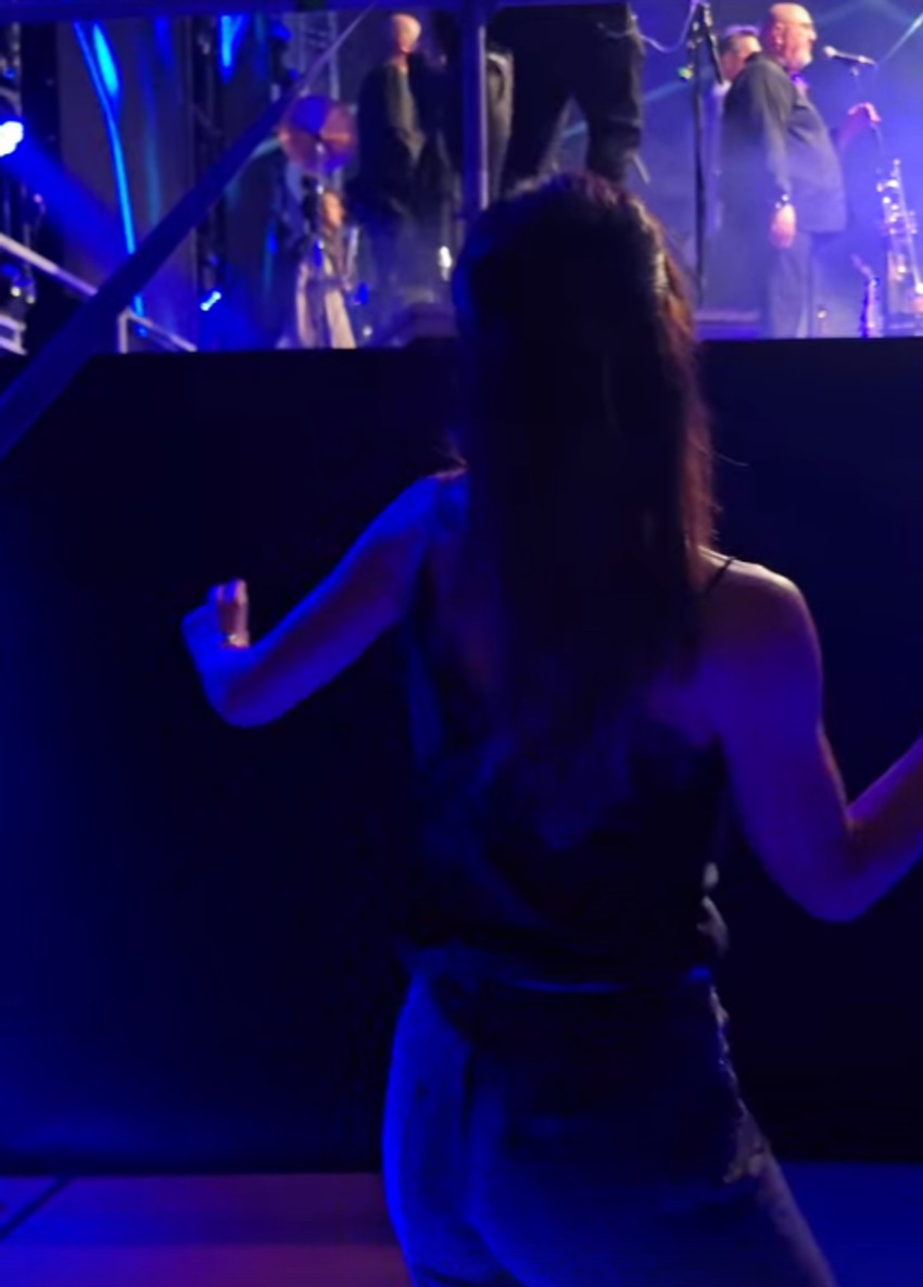 Dragana Mićalović na Čolinom koncertu