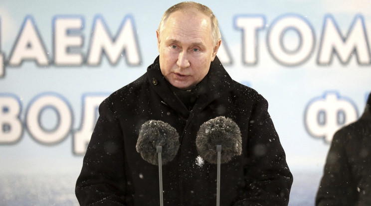 Az orosz elnök beszédében továbbá oroszellenességgel vádolta meg Európát / Fotó: Northfoto