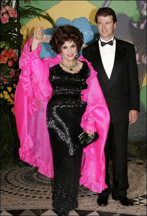 Gina Lollobrigida i Javier Rigau y Rafols (Monako, 19 marca 2005 r.)