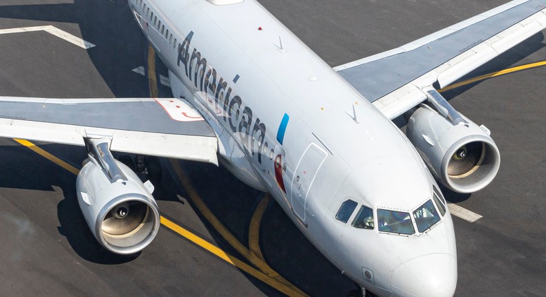 An American Airlines Airbus A319.Nicolas Economou/NurPhoto via Getty Images