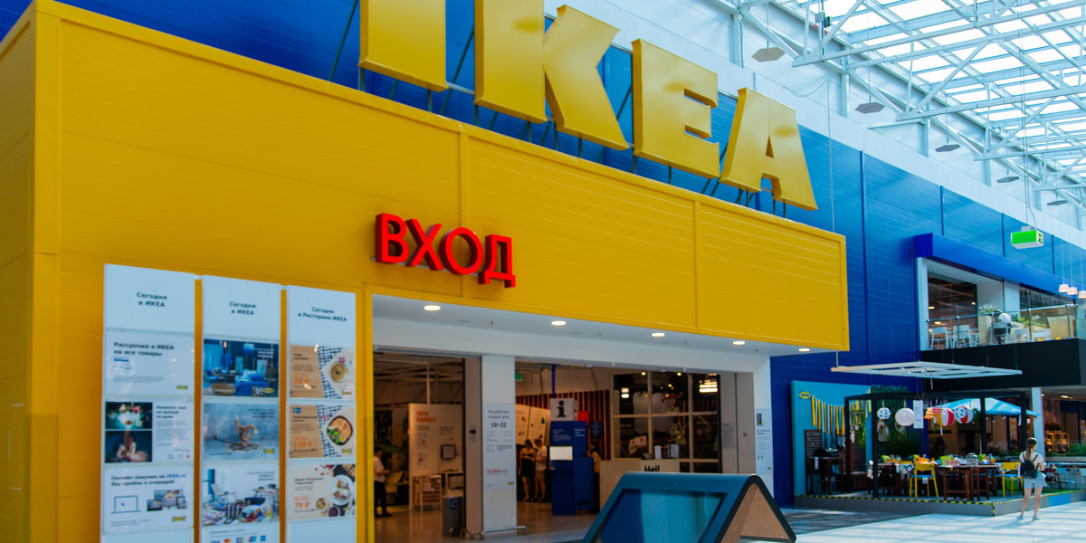 W przyszłym tygodniu IKEA zamknie sprzedaż internetową w Rosji. 
