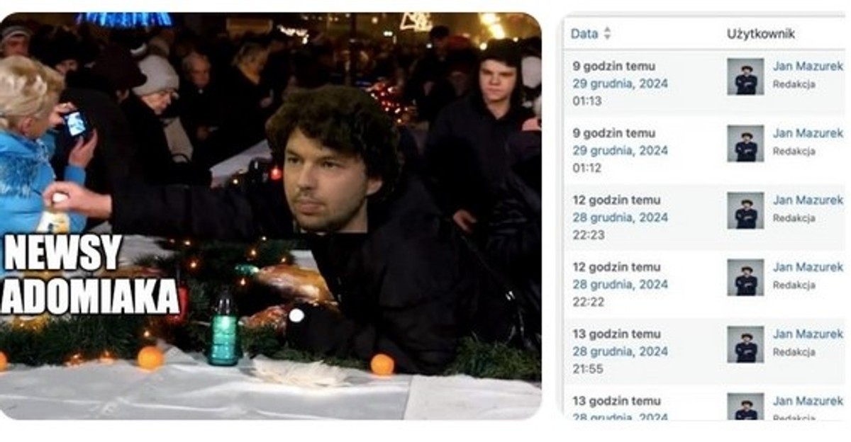 Jan Mazurek kradł newsy byłemu redakcyjnemu koledze