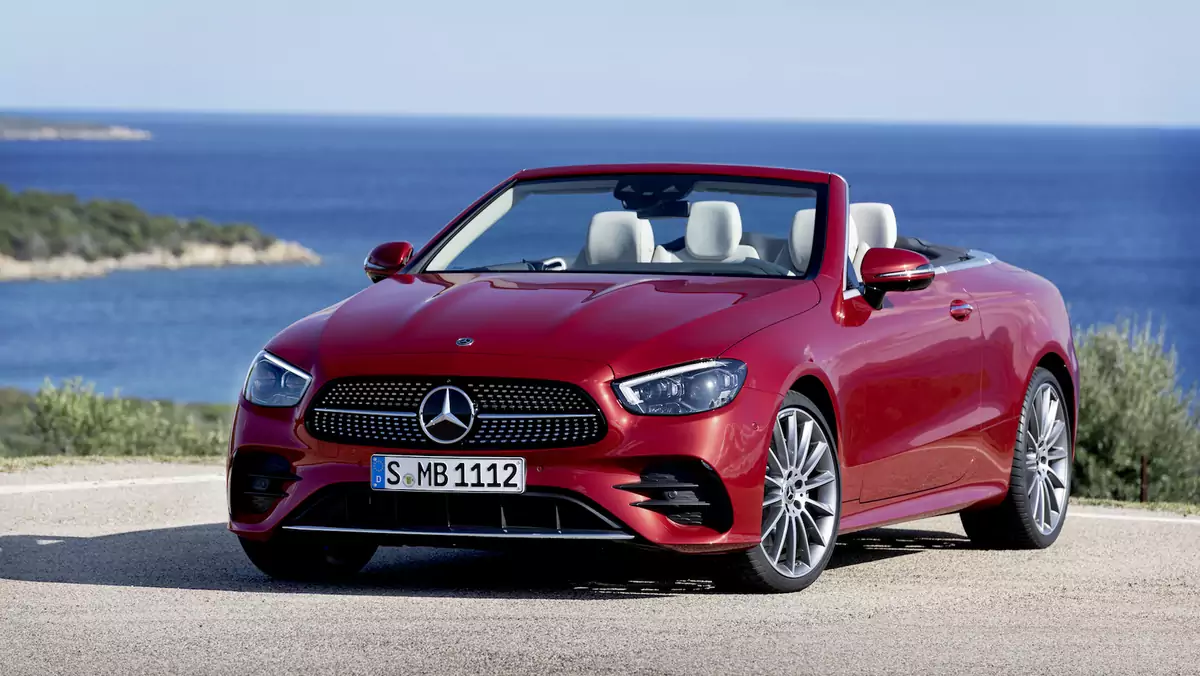 Mercedes klasy E kabriolet po liftingu