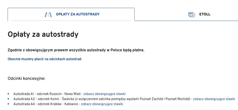 GDDKiA, instytucja zarządzająca państwowymi autostradami, nie ukrywa, że w przyszłości wszystkie takie drogi mają być płatne. Wiadomo o tym od lat. 