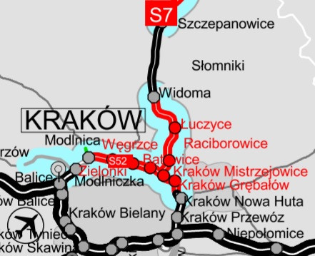 S7 Szczepanowice — Kraków