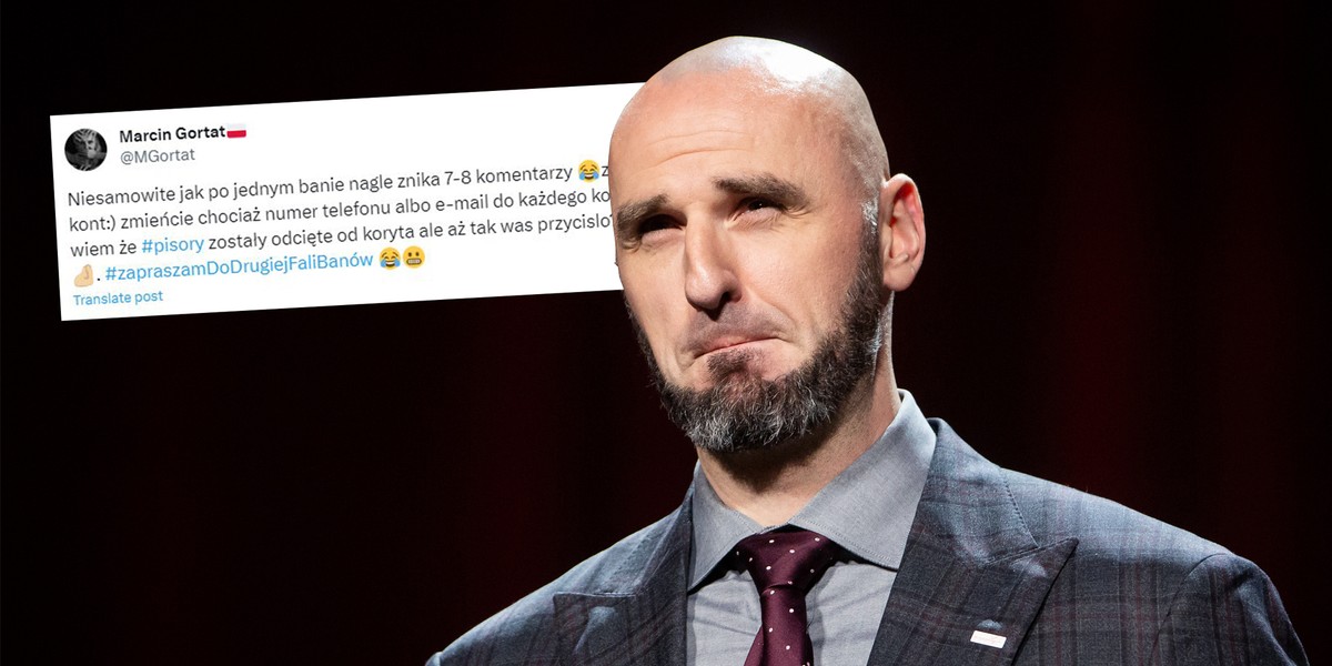 Marcin Gortat wyprowadził kolejny cios prosto w zwolenników byłego obozu rządzącego. 