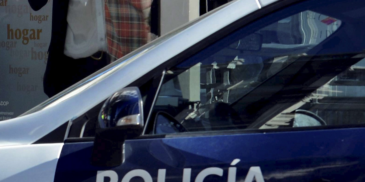 Policja w Hiszpani.