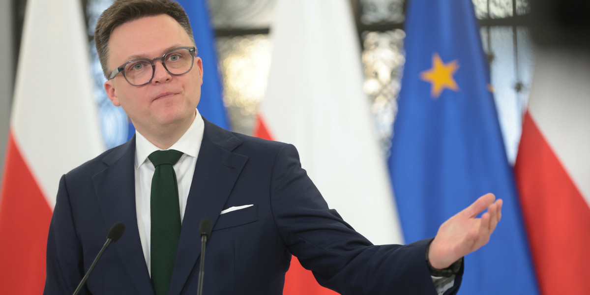 Marszałek Sejmu Szymon Hołownia skomentował decyzję prezydenta ws. Michała Kamińskiego i Macieja Wąsika