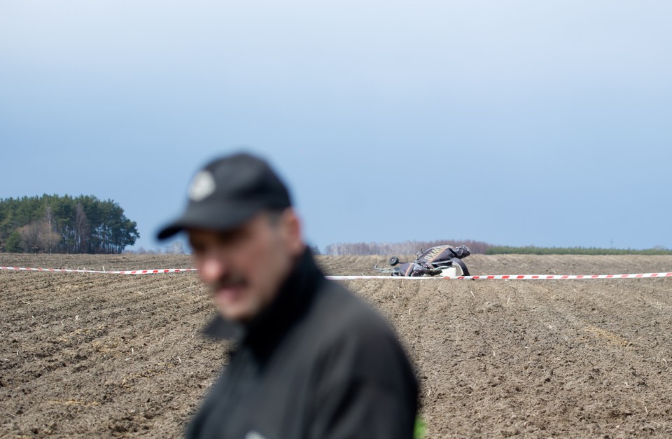 Wypadek awionetki w Woli Będkowskiej