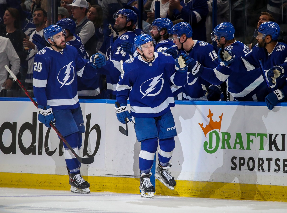 Radość hokeistów Tampa Bay Lightning