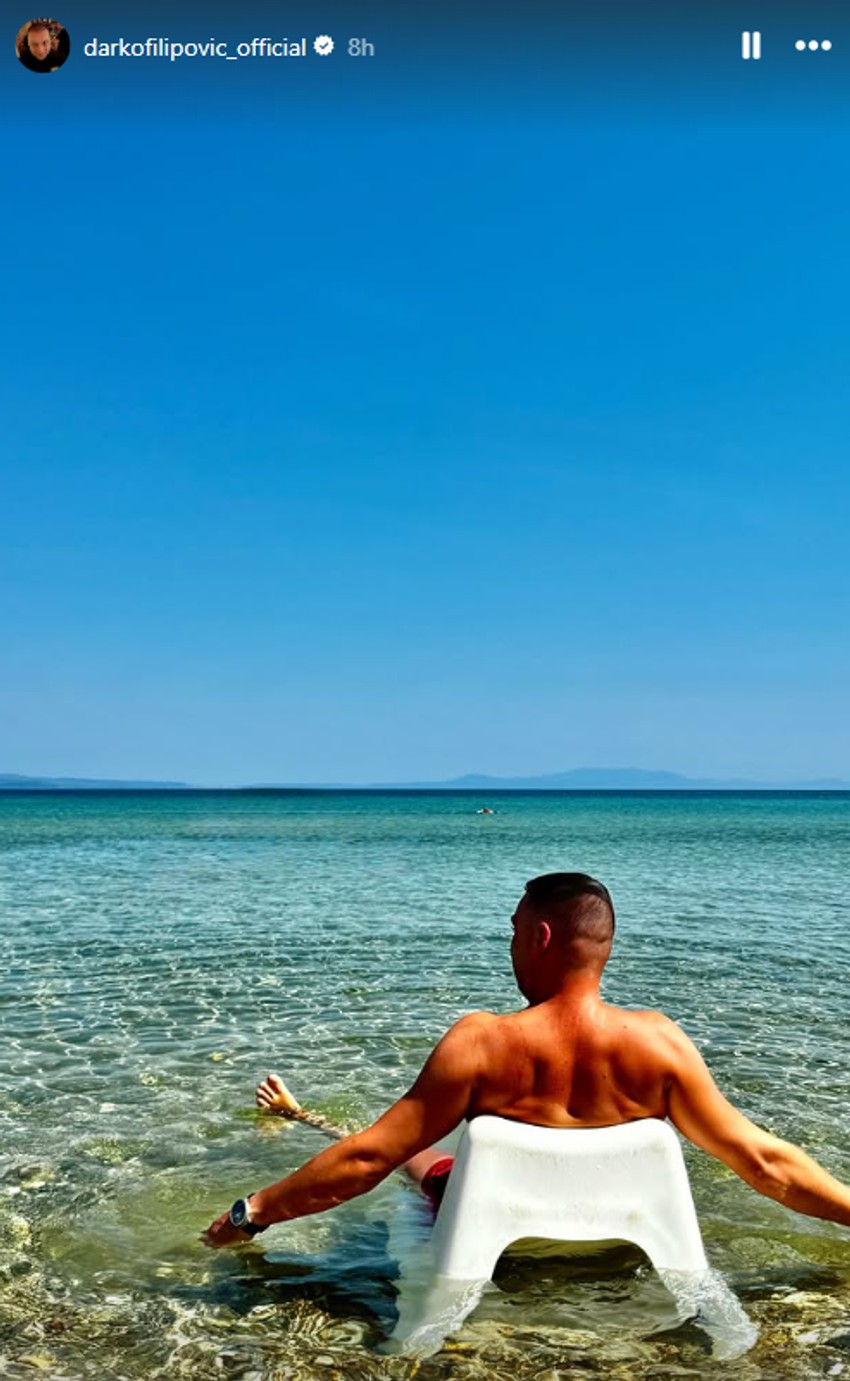 Darko Filipović na odmoru
