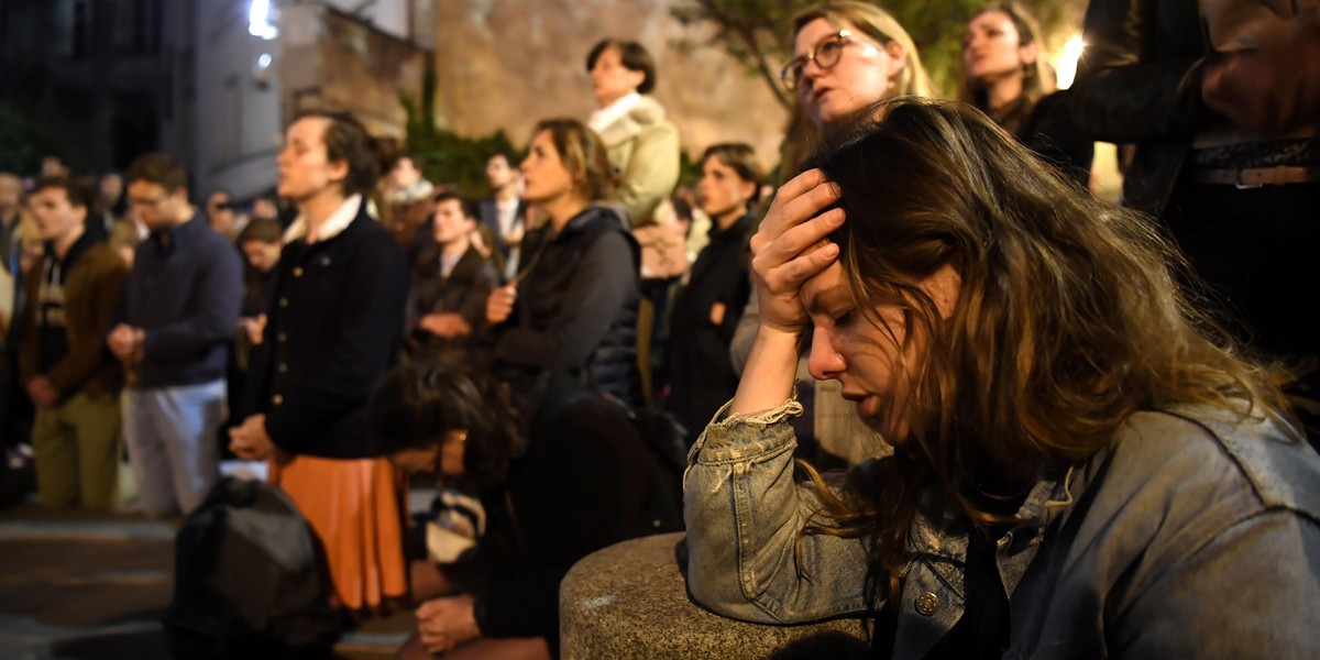 Relacje świadków pożaru Notre Dame