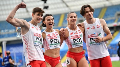 Igrzyska Europejskie. Srebro polskiej sztafety mieszanej 4x400 m