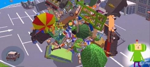 Screen z gry Katamari Damacy