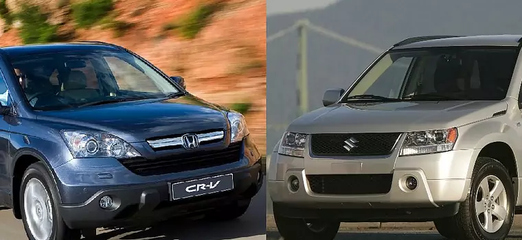 Porównanie: Suzuki Grand Vitara II vs Honda CR-V III - trwałe i rodzinne!