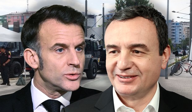 Aljbin Kurti i Emanuel Makron