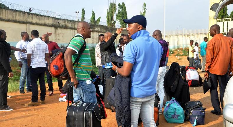 Nigerian deportees