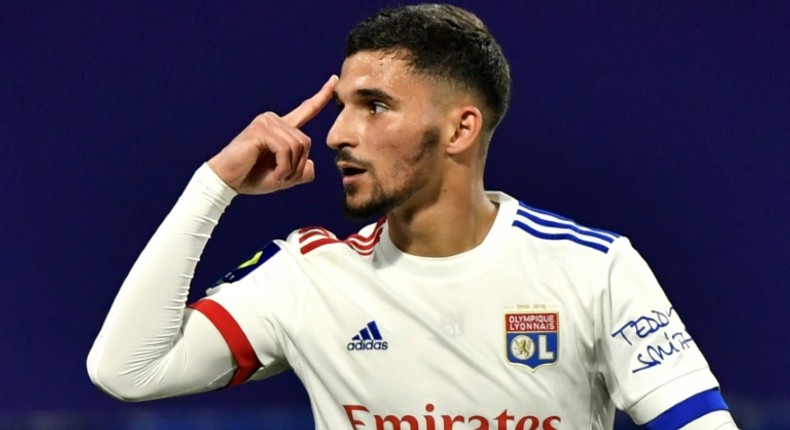 Aouar's sixth goal of the season in all competitions saw Lyon past Rennes