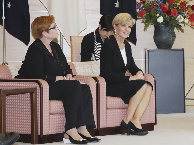 Marise Payne i Julie Bishop