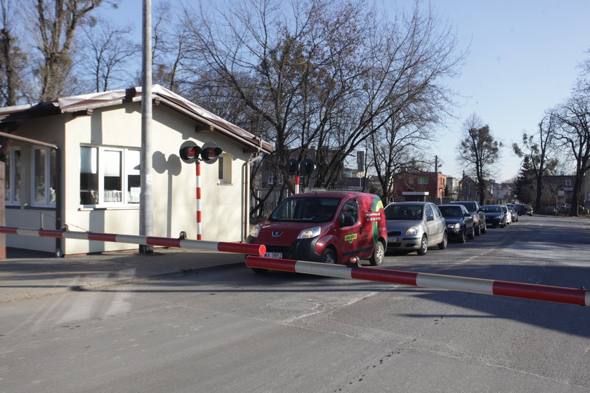 Przejazd kolejowy na Oruni 