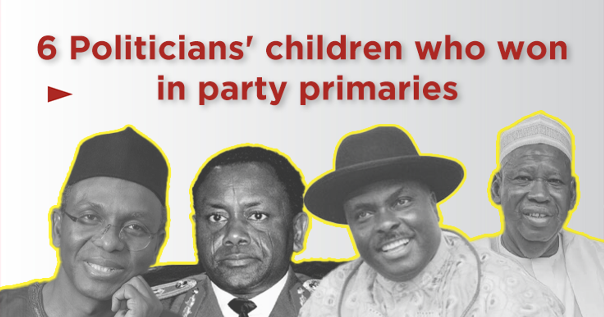 6 Politicians' children who won in party primaries - Vimarsana News