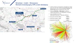 200 km odcinka Kolei Dużych Prędkości. CPK wybrał wariant inwestorski dla linii między Wrocławiem a Łodzią