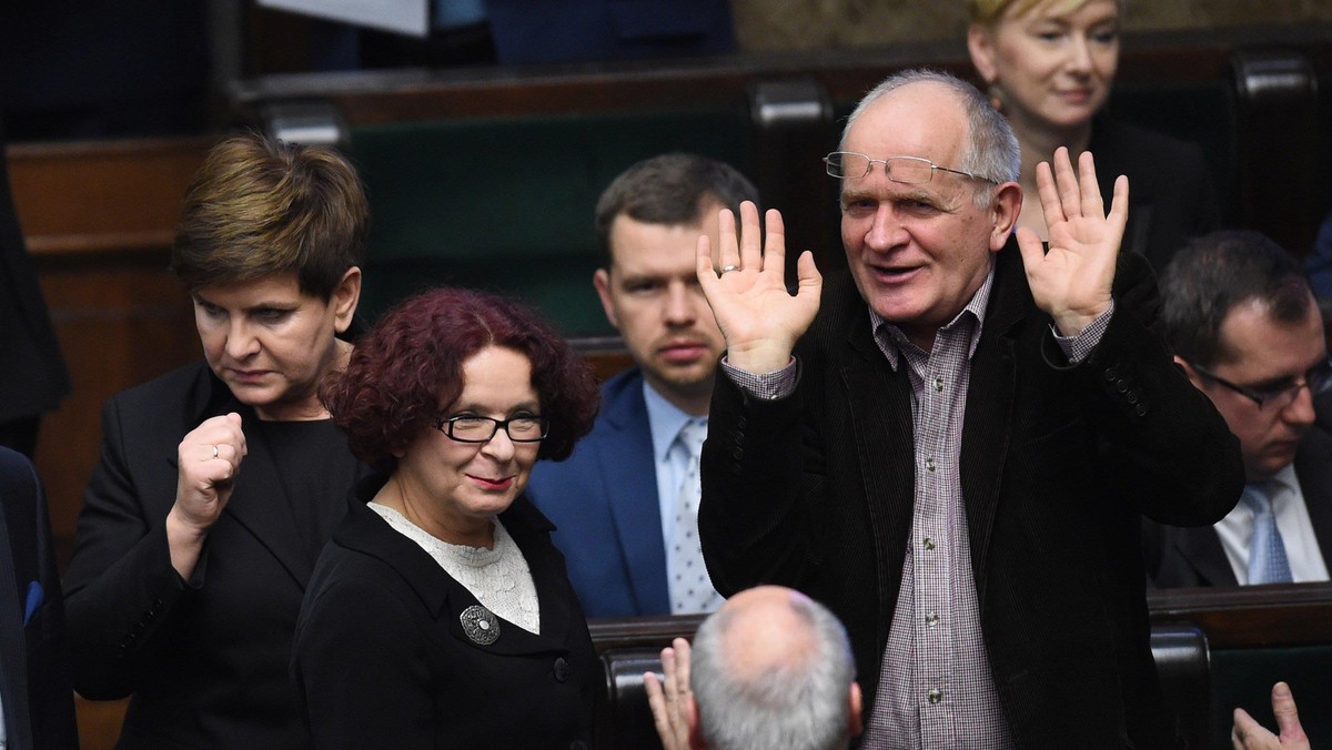 Beata Szydło, Elżbieta Kruk, Krzysztof Czabański