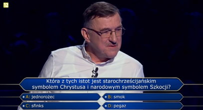 "Milionerzy" – co jest symbolem Szkocji? Gdyby Zbyszek zaryzykował, miałby ćwierć miliona!