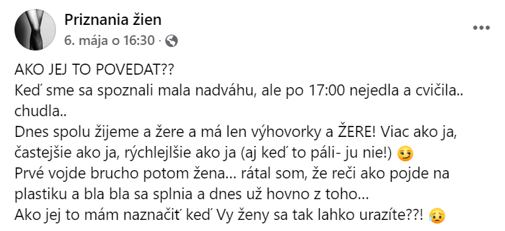 Muž na Facebooku vyvolal vášnivú diskusiu. 