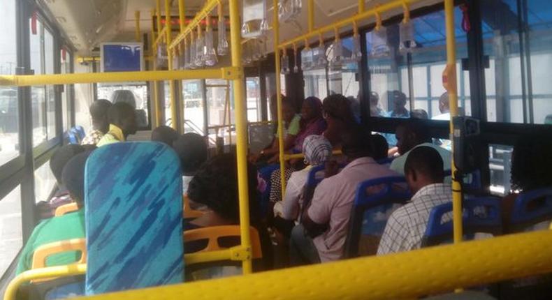 Lady escapes lynching over alleged snatching of manhood in BRT bus/Illustrative photo