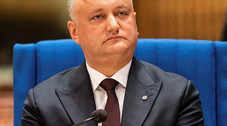 Igor Dodon moldovai államfő / Fotó: MTI/EPA/Patrick Seeger