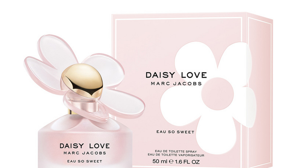 Nowoczesny przejrzysty zapach kwiatowy zyskał nutę apetycznej słodyczy. Poznajcie Daisy Love Eau So Sweet od Marc Jacobs.