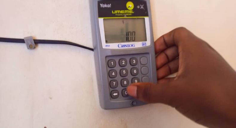 Checking your Yaka number on a Conlog meter