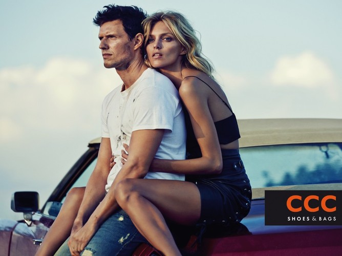Anja Rubik i Sasha Knezevic w kampanii CCC wiosna/lato 2015
