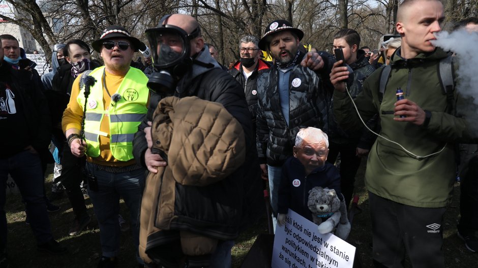 Protest przedsiębiorców w rocznicę katastrofy smoleńskiej