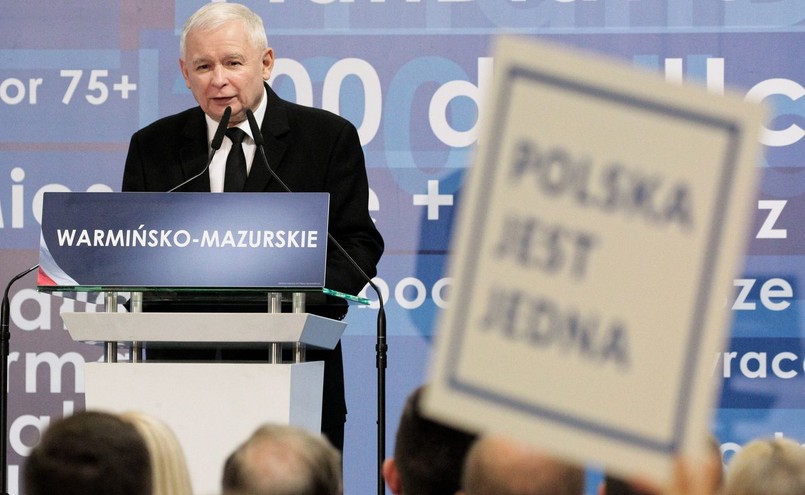 Jarosław Kaczyński w Olsztynie