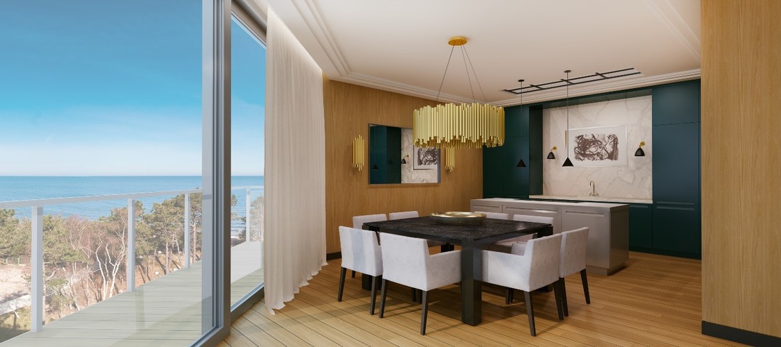 Apartamentowiec Dune - Projekt Maciej Zień oraz Dorota Kuć i Karina Snuszka z pracowni architektonicznej Mood Works.