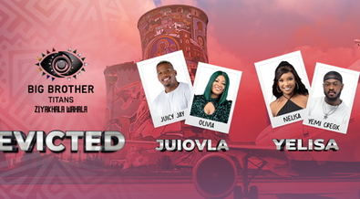 BBTitans: Olivia, Juicy Jay, Nelisa and Yemi Cregx get evicted