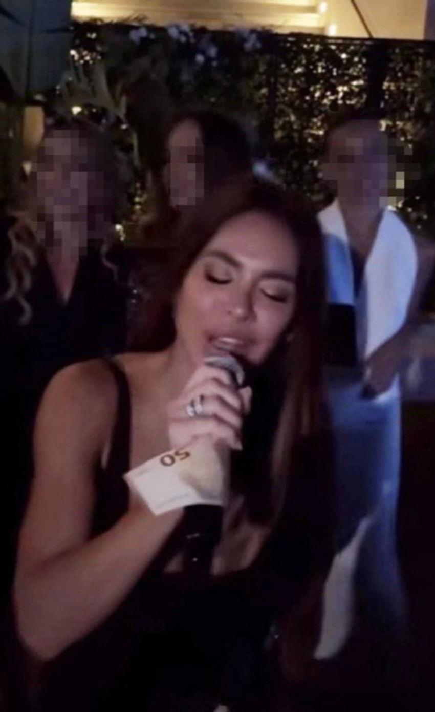 Marina Visković na punoletstvu ćerke Radoja Zvicera