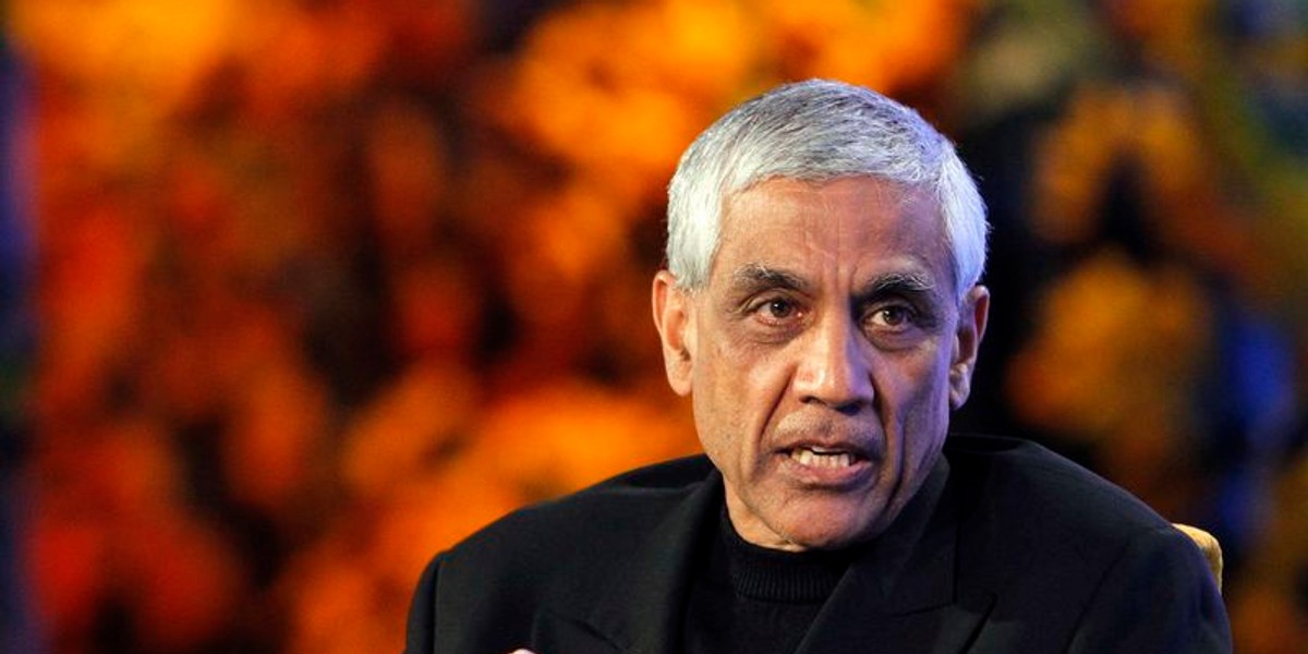 Investor and Sun cofounder Vinod Khosla says 80% of IT jobs can be replaced by automation and it's 'exciting'