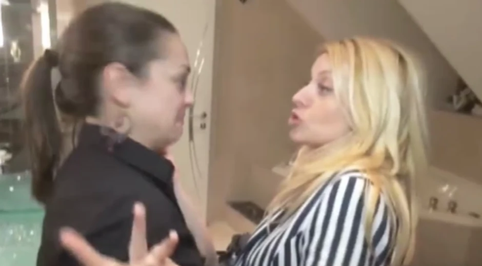 Anđelka i Marijana kod Dragane u domu